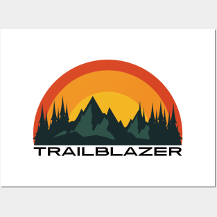 Trailblazer Sunset Sunrise Posters and Art